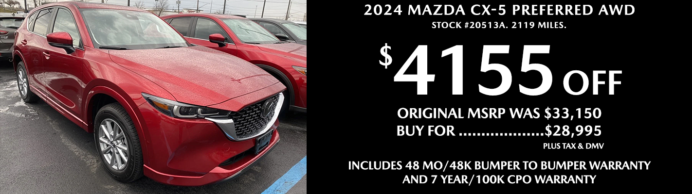 Certified Pre-Owned 2024 Mazda CX-5 Preferred