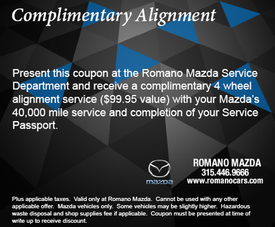 Complimentary 4 Wheel Alignment Service