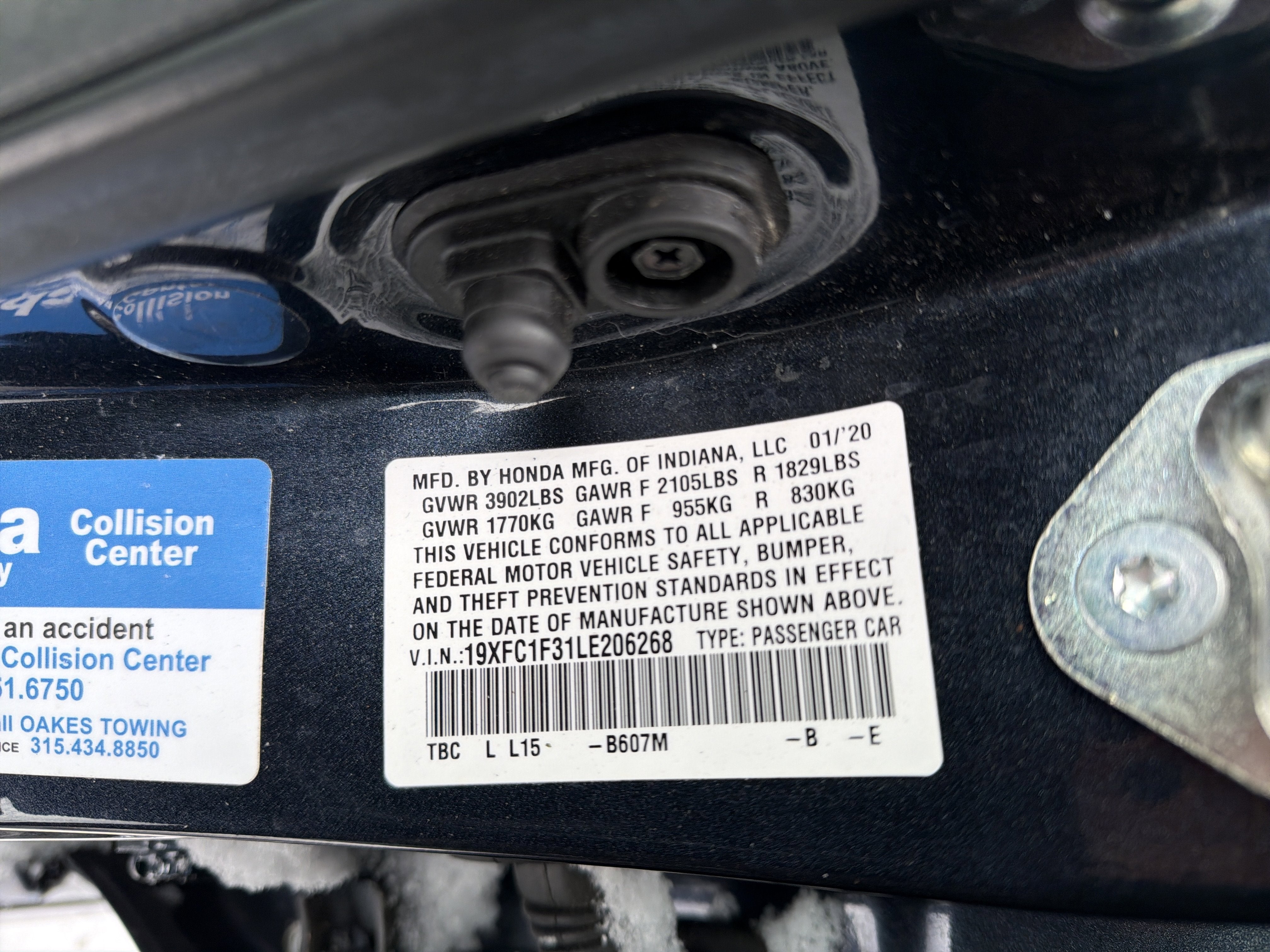 2020 Honda Civic Sedan EX