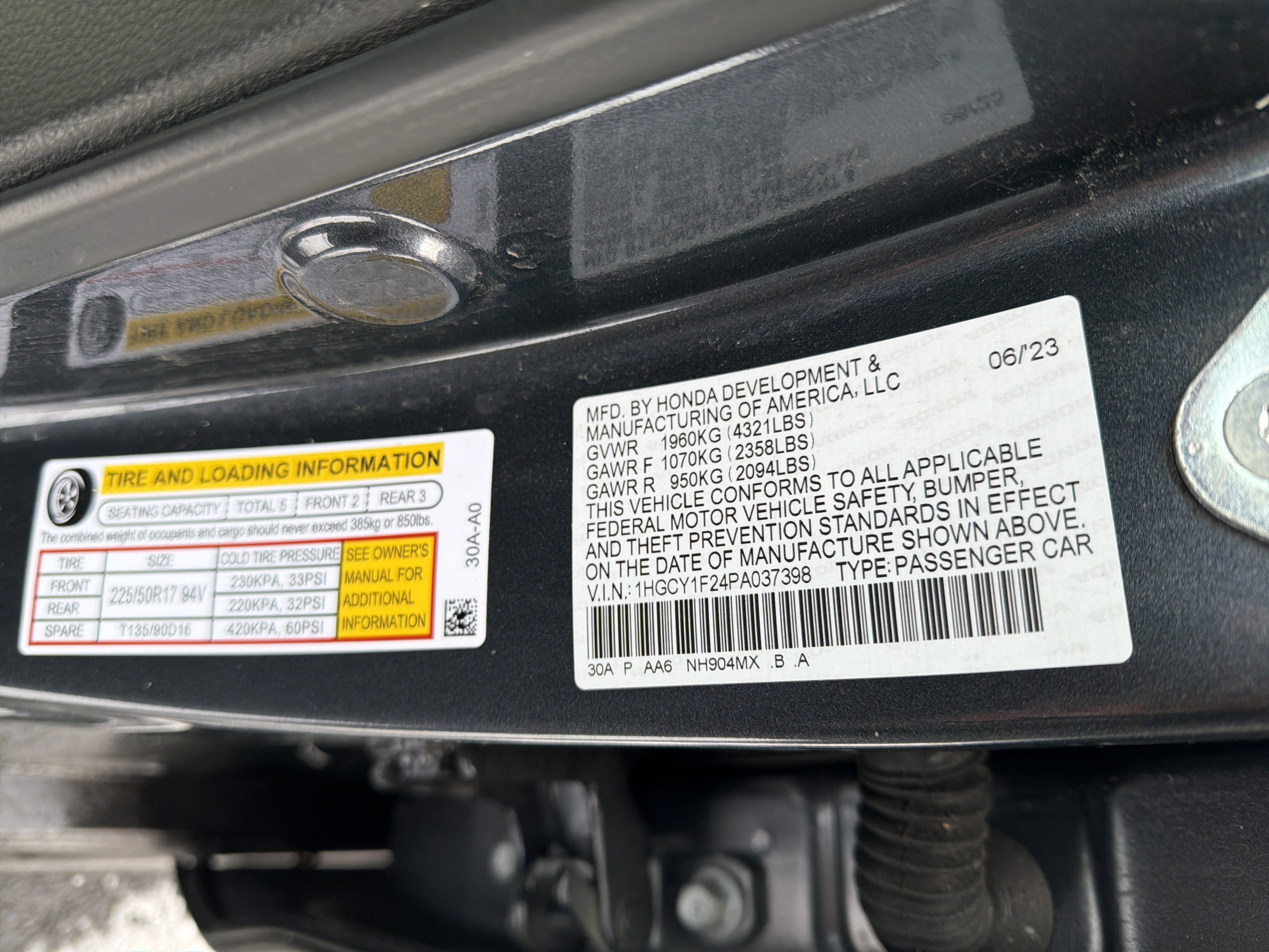 2023 Honda Accord Sedan LX