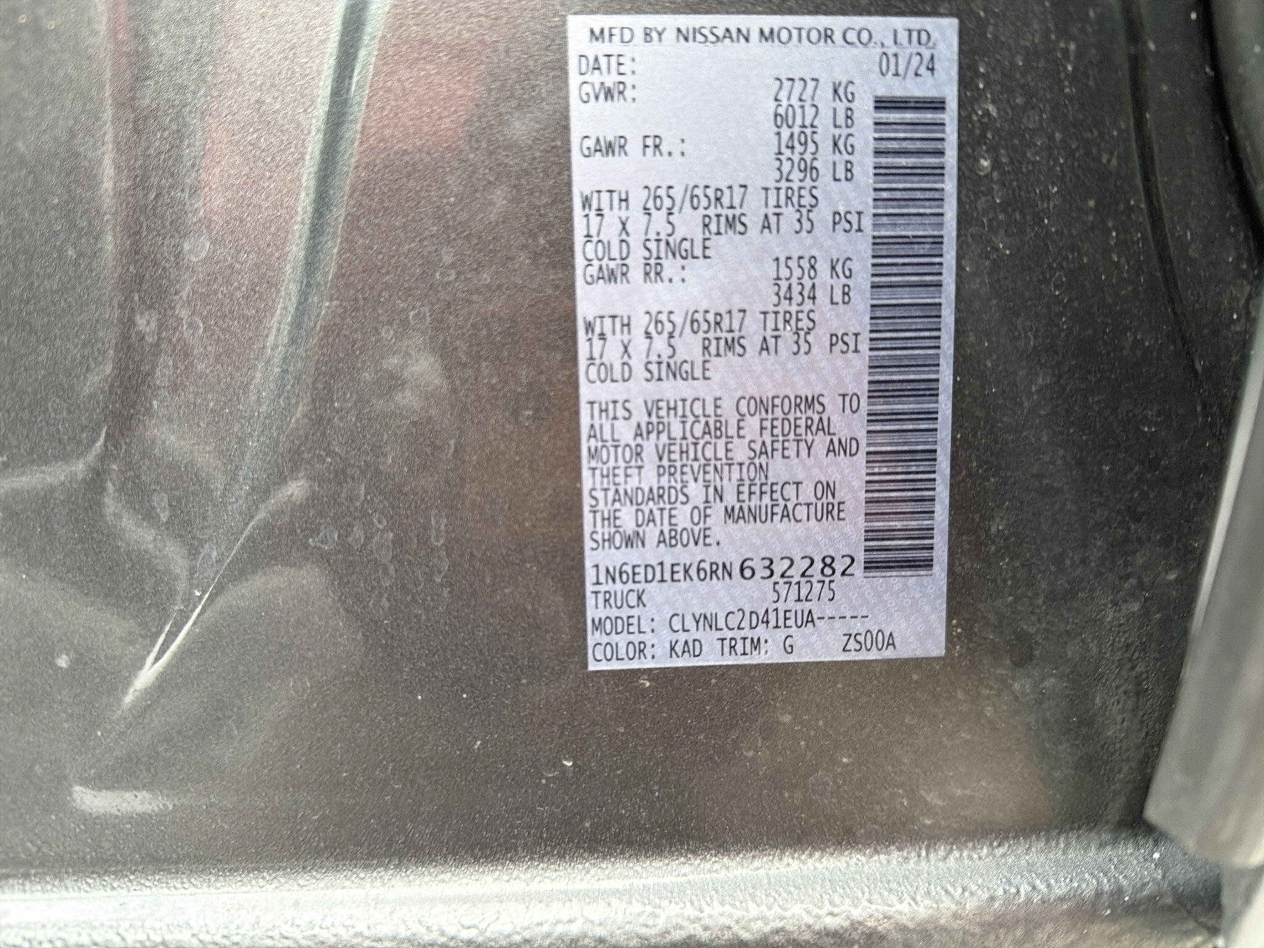 2024 Nissan Frontier SV