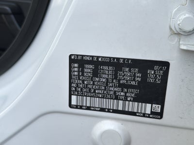 2017 Honda HR-V EX AWD CVT