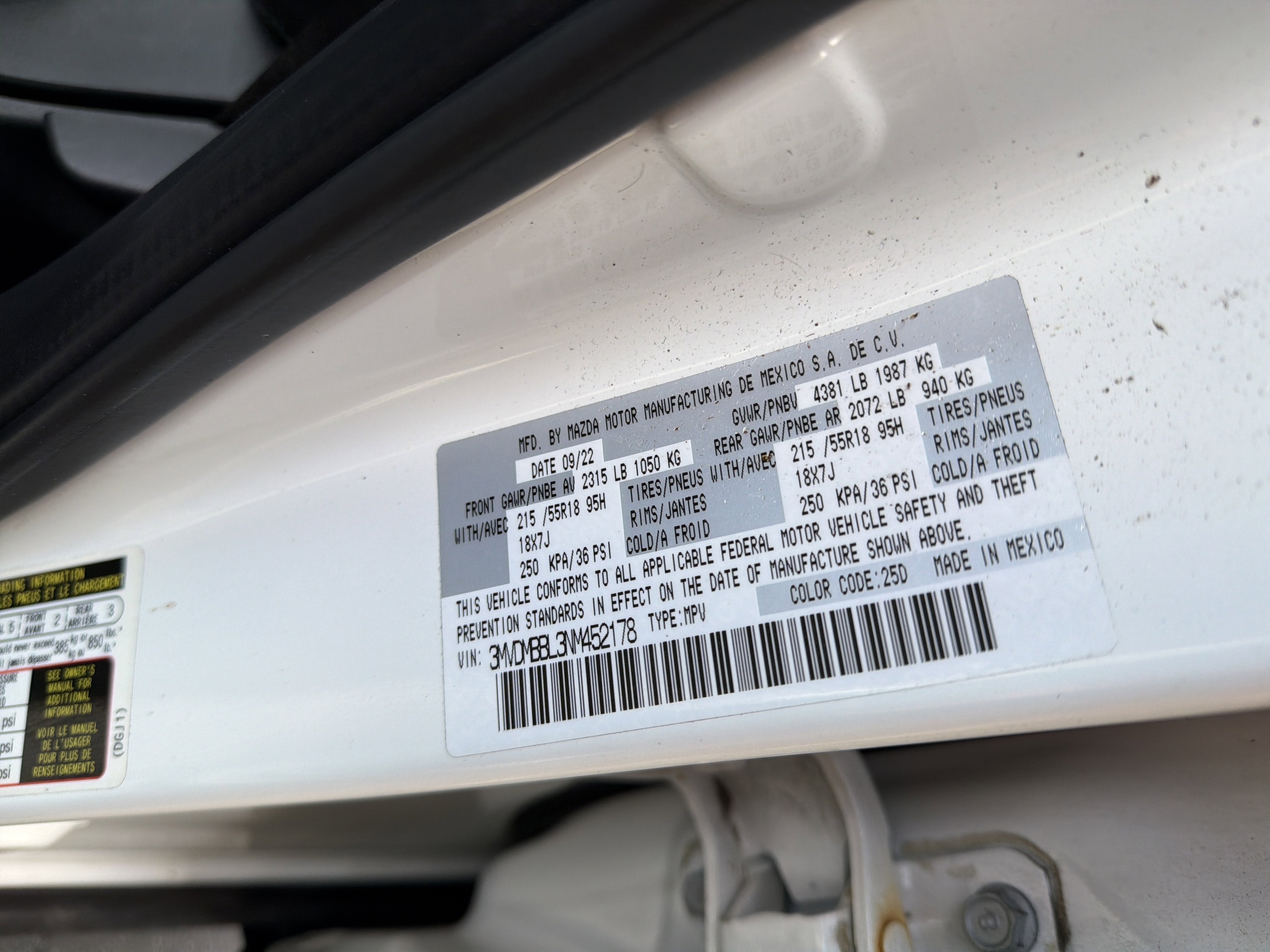 2022 Mazda Mazda CX-30 2.5 S Select Package