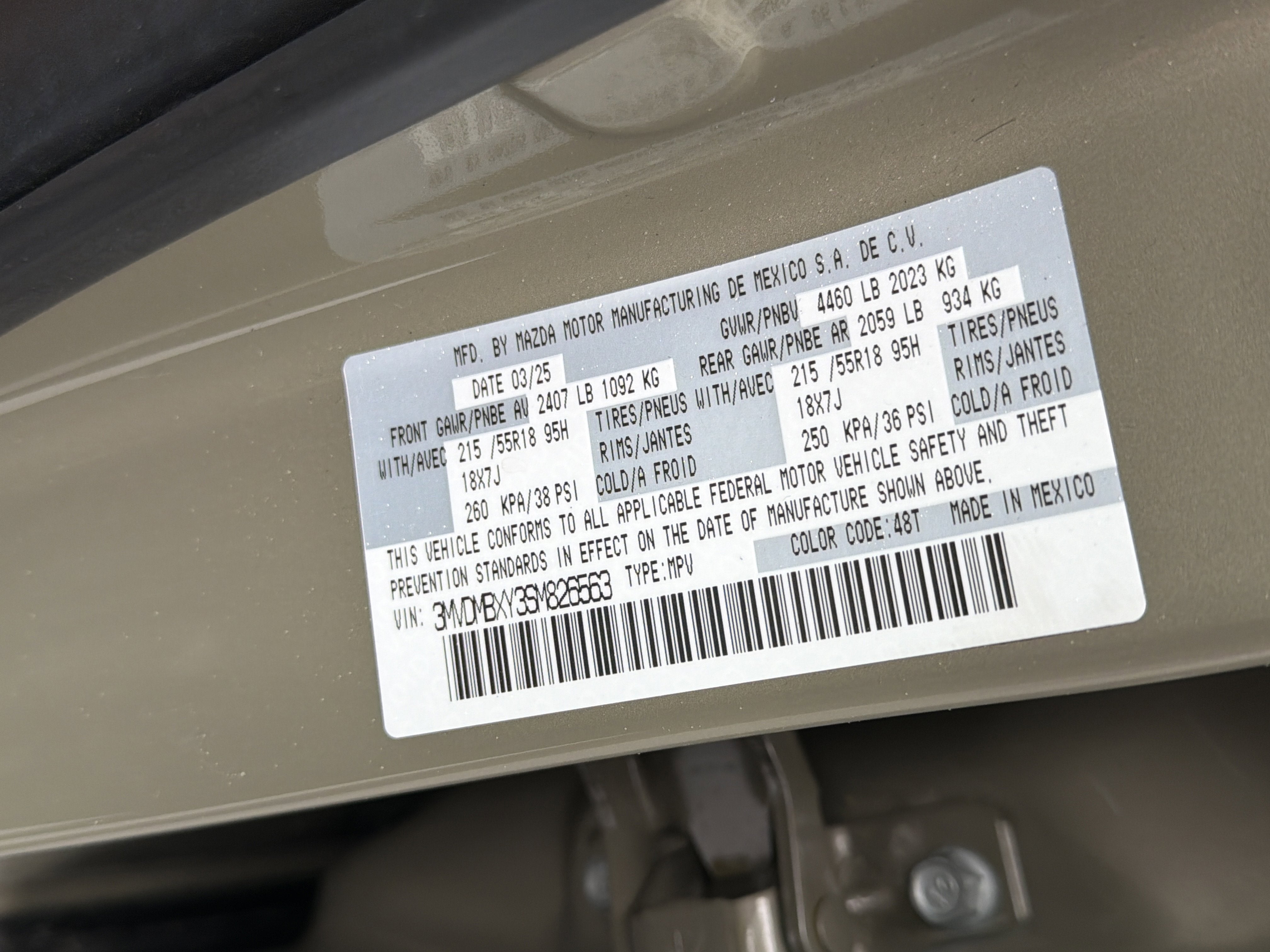 2025 Mazda Mazda CX-30 2.5 Carbon Turbo AWD