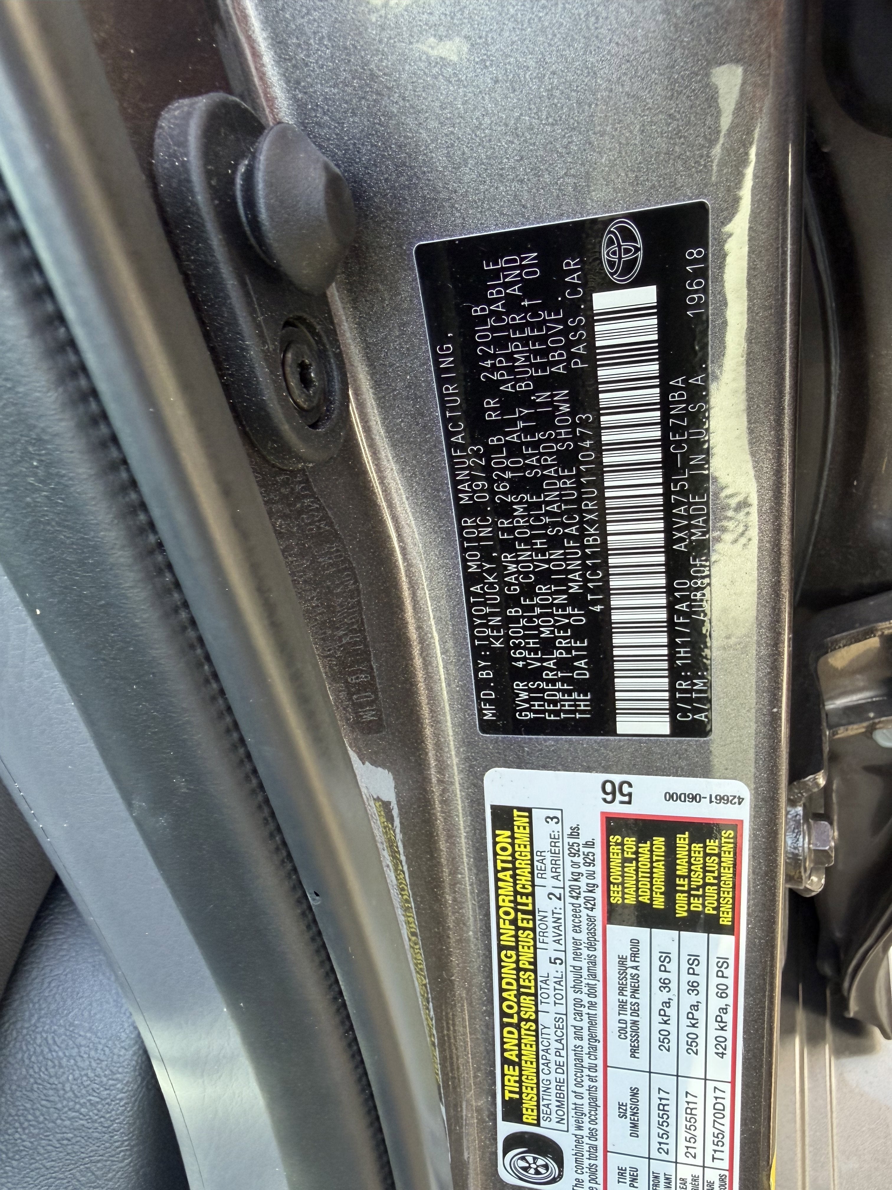 2024 Toyota Camry LE Auto AWD
