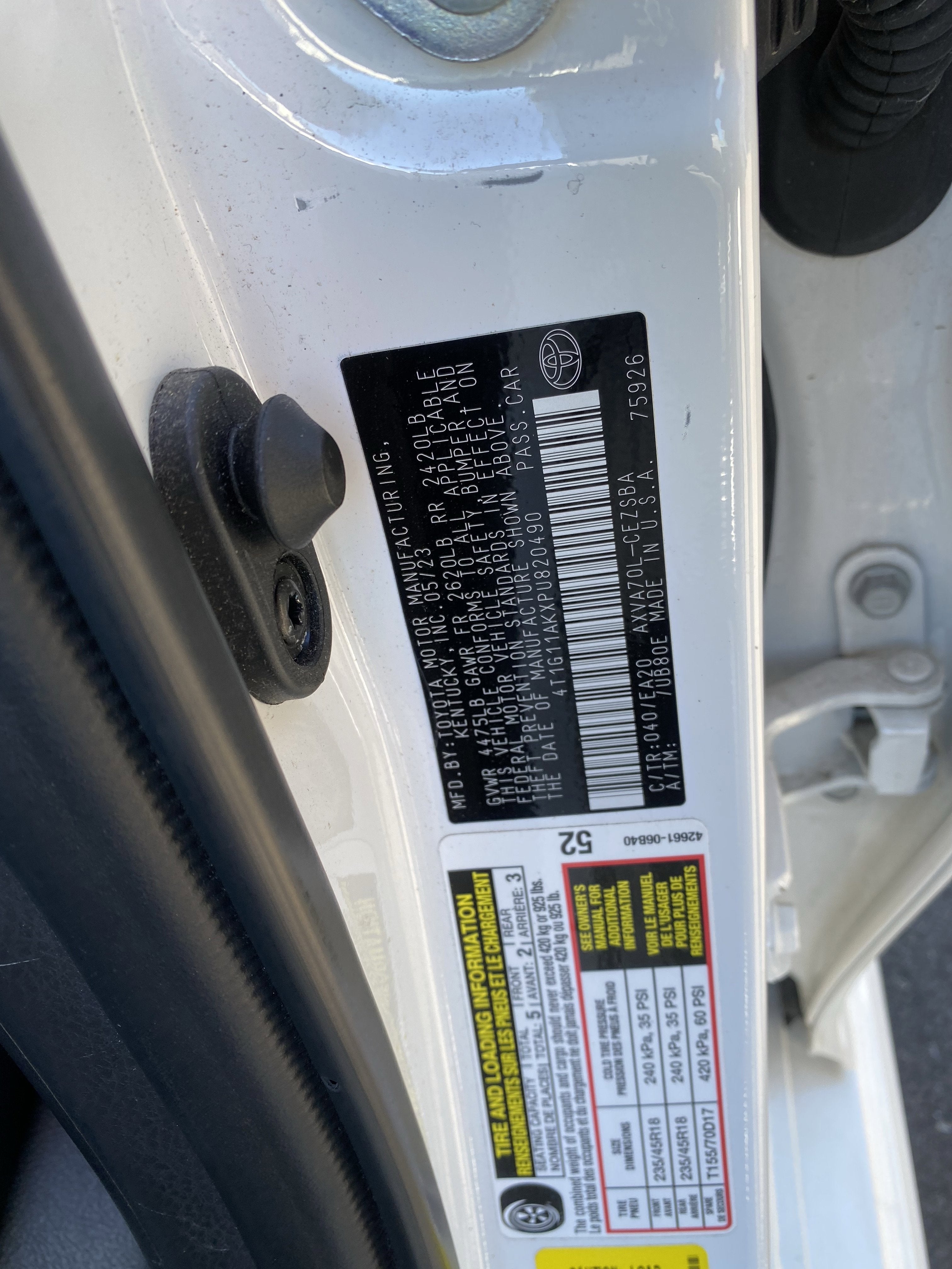 2023 Toyota Camry SE