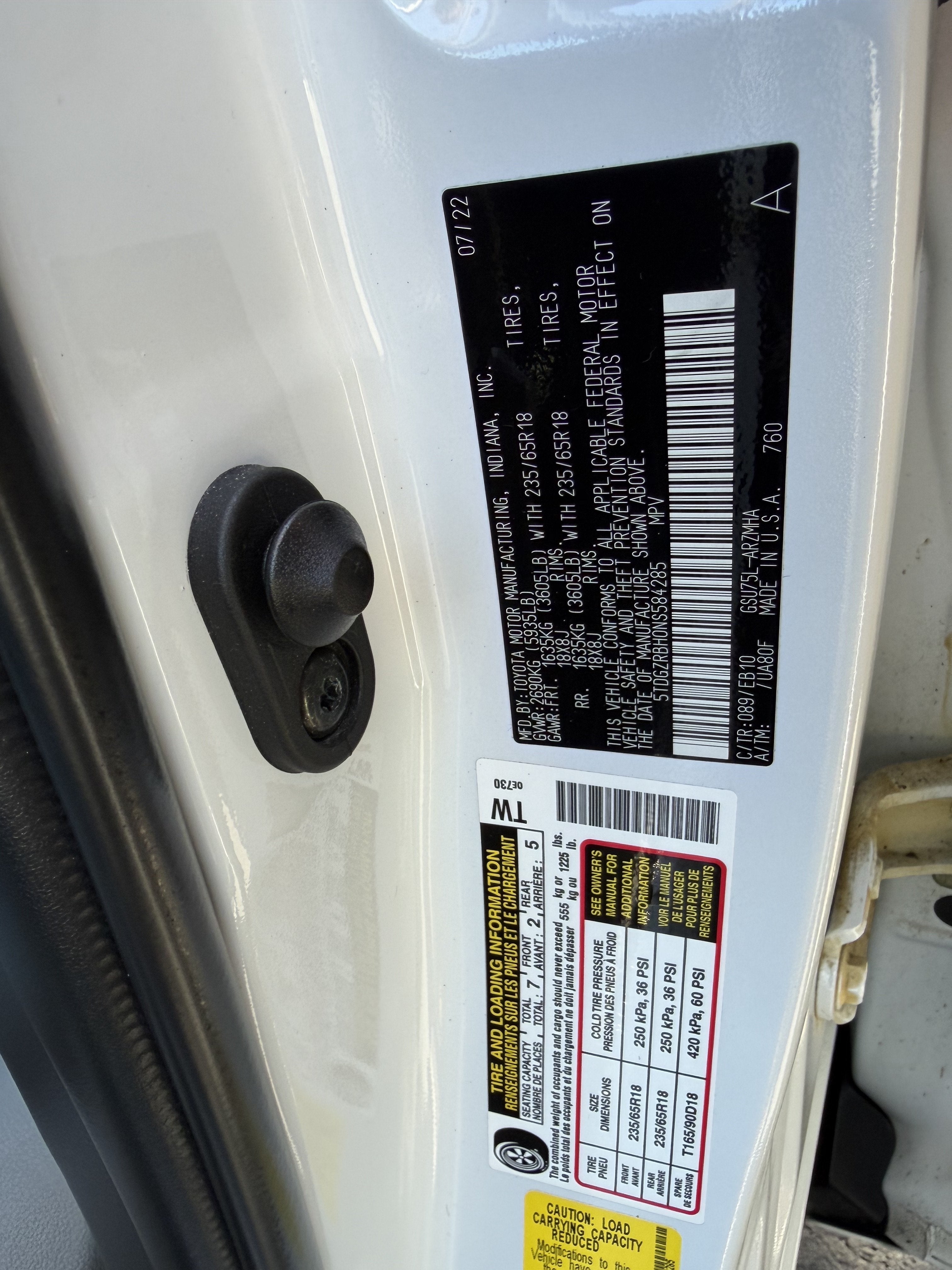 2022 Toyota Highlander XLE AWD
