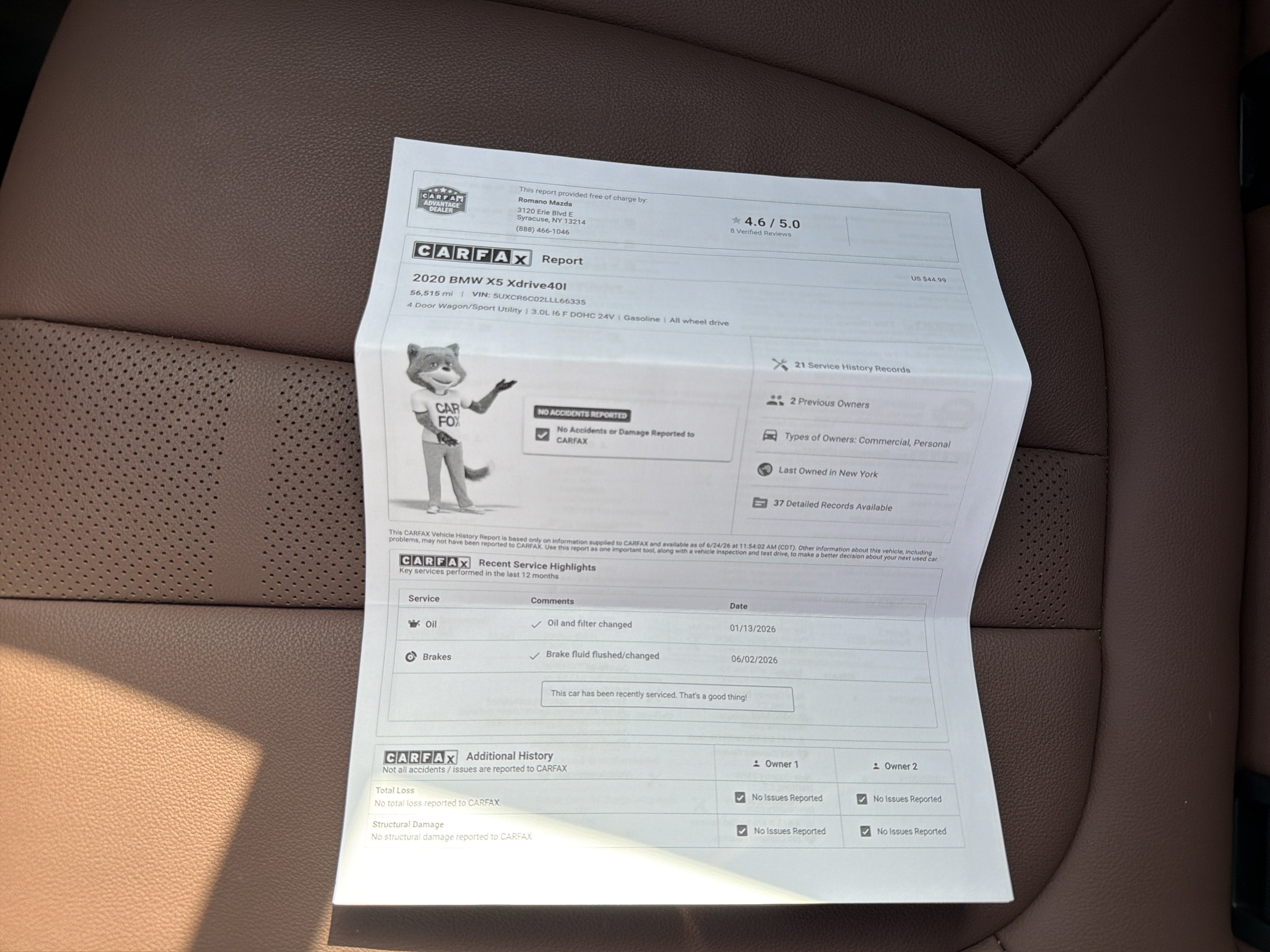 2020 BMW X5 xDrive40i