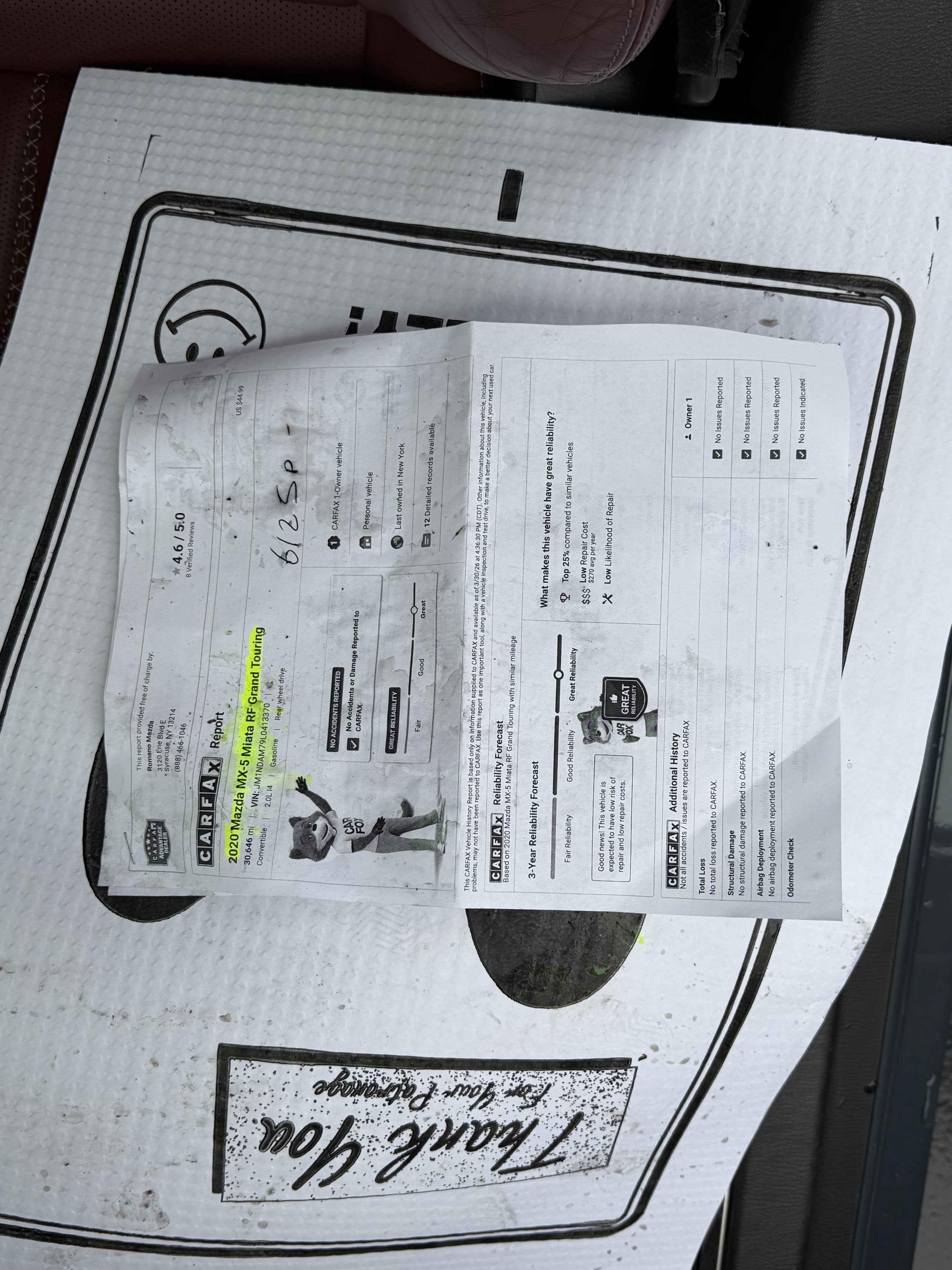 2020 Mazda Mazda MX-5 Miata RF Grand Touring