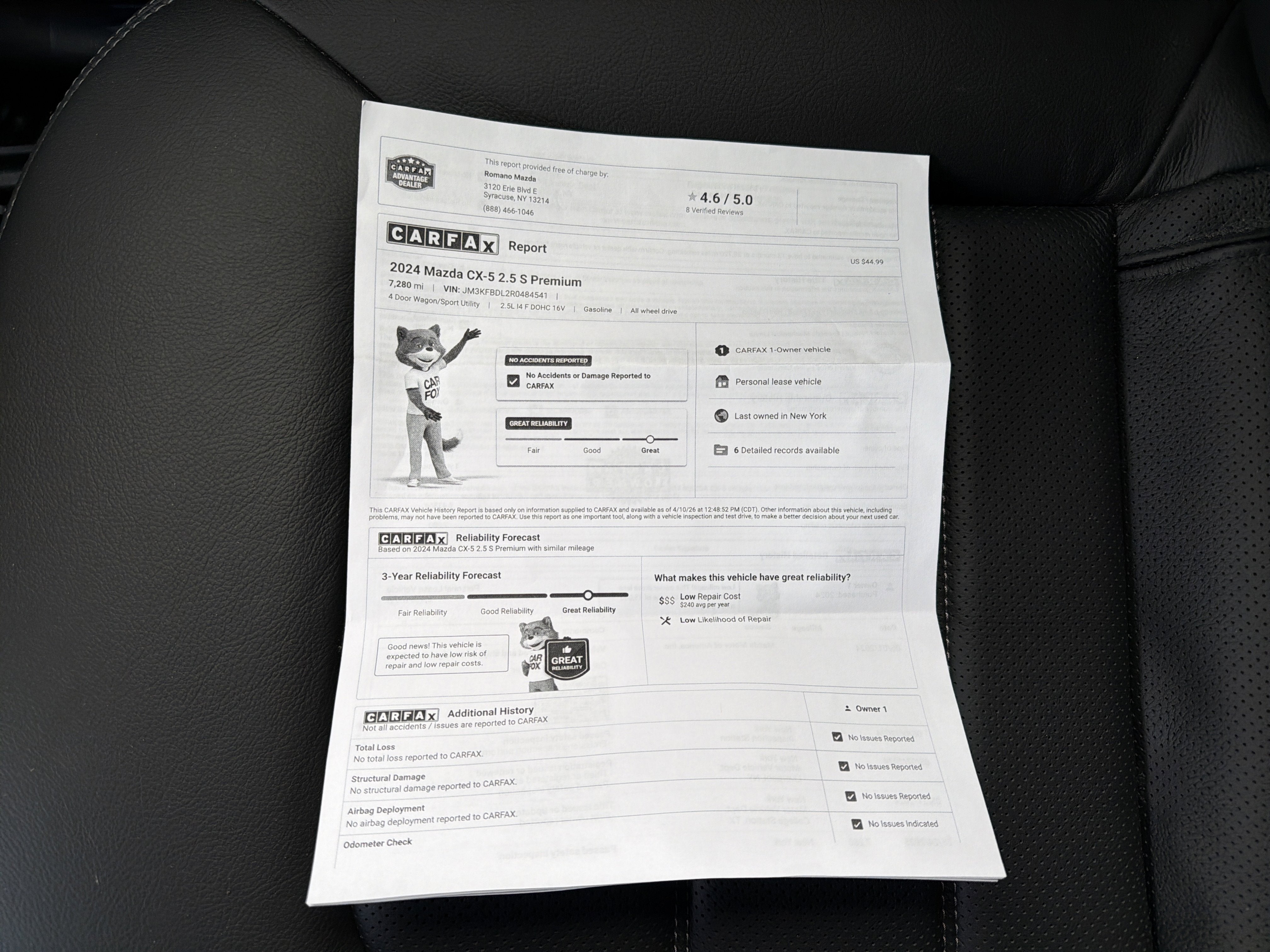 2024 Mazda Mazda CX-5 2.5 S Premium Package AWD