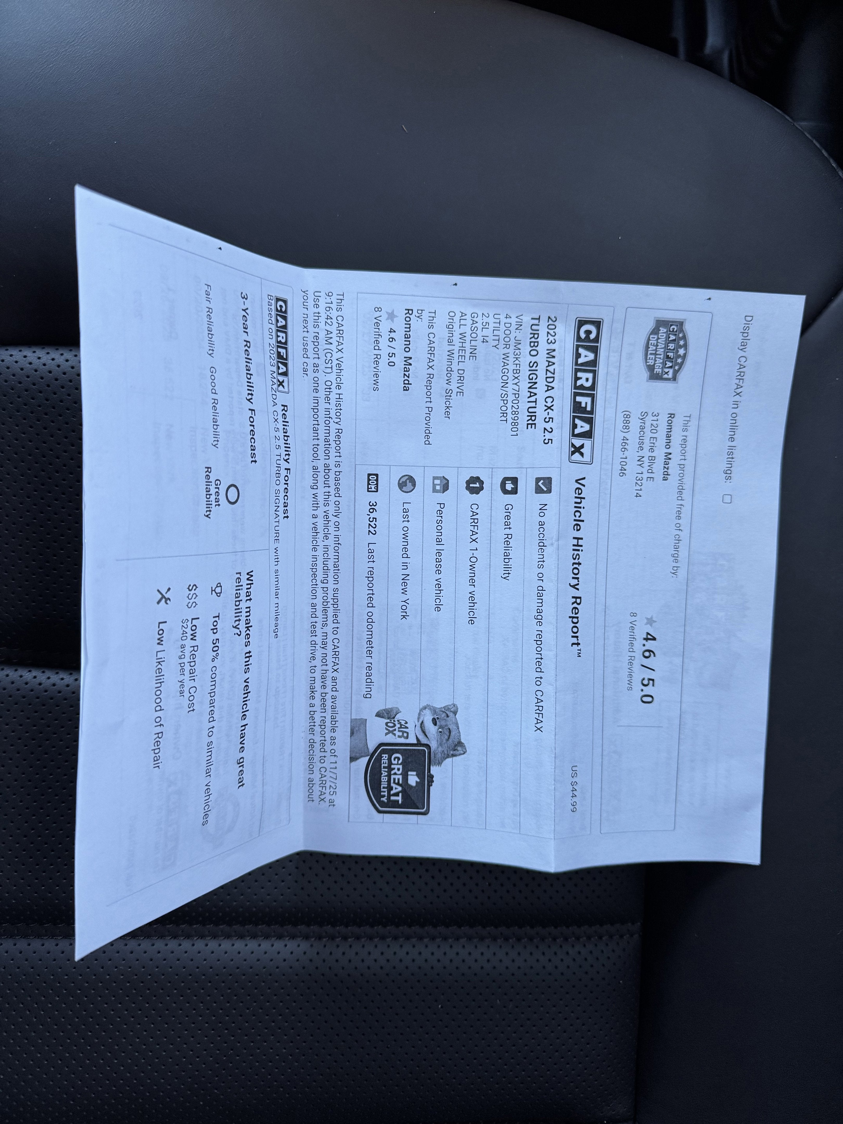 2023 Mazda Mazda CX-5 2.5 Turbo Signature