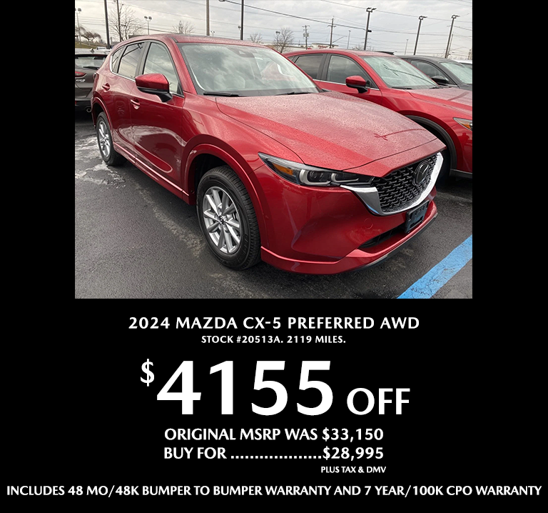 CPO 2024 Mazda CX-5 Preferred