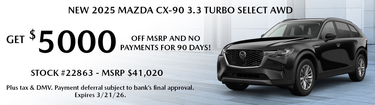 New 2025 Mazda CX-90 Select