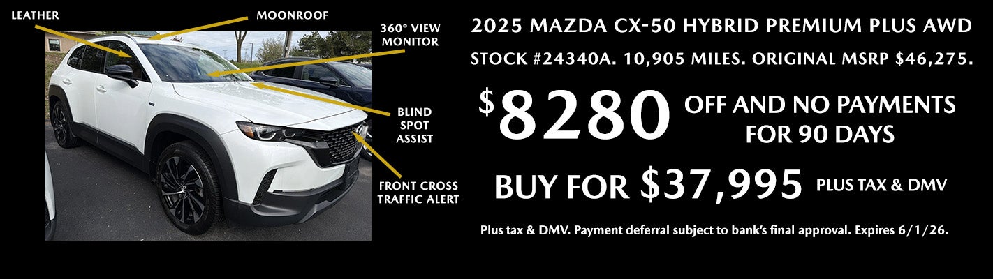Pre-Owned 2025 Mazda CX-50 Premium Plus AWD