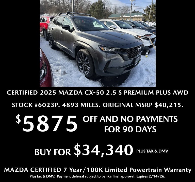 Mazda Certified 2025 CX-50
