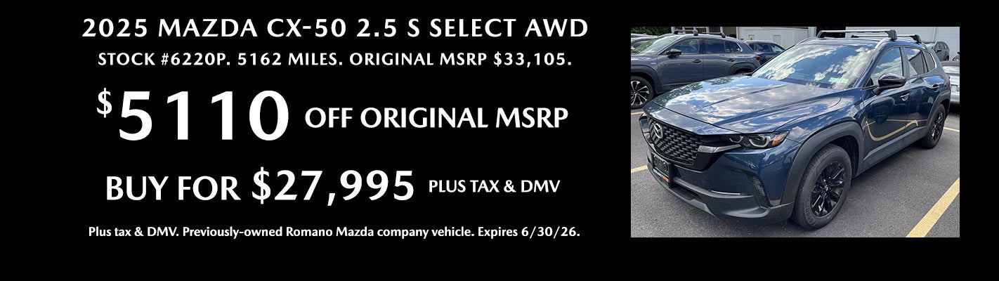 Pre-Owned 2025 Mazda CX-50 Select