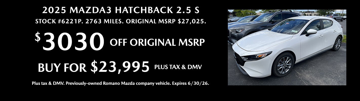 Pre-Owned 2025 Mazda3 Hatchback