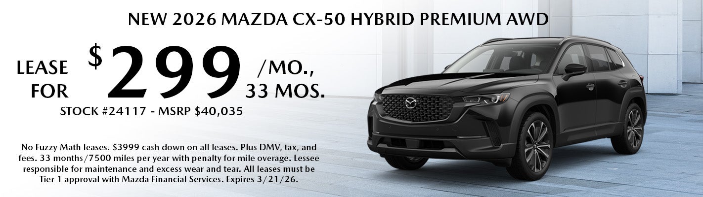 New 2026 Mazda CX-50 Hybrid Premium