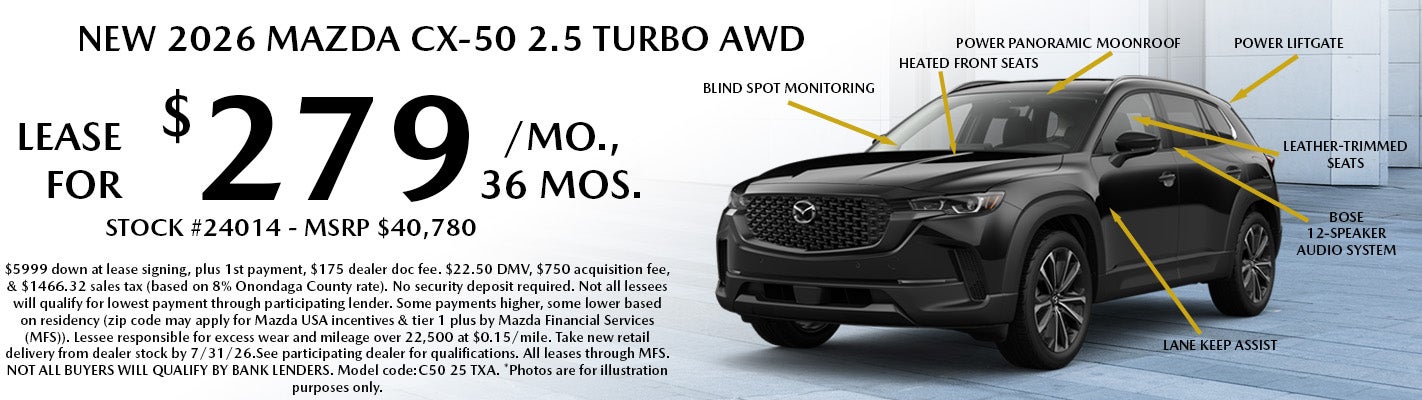 New 2026 Mazda CX-50 2.5 Turbo AWD