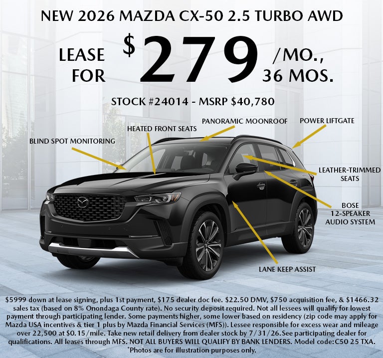New 2026 Mazda CX-50 2.5 Turbo AWD