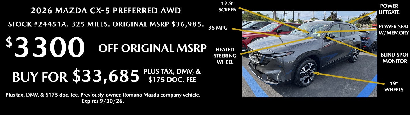 Pre-Owned 2026 Mazda CX-5 Preferred