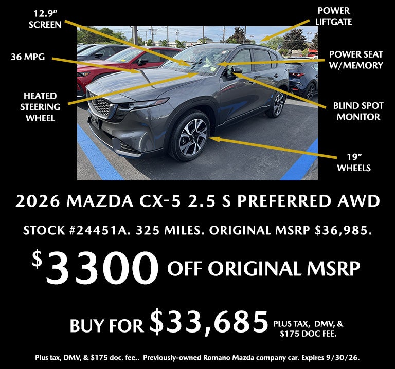 Pre-Owned 2026 Mazda CX-5 Preferred