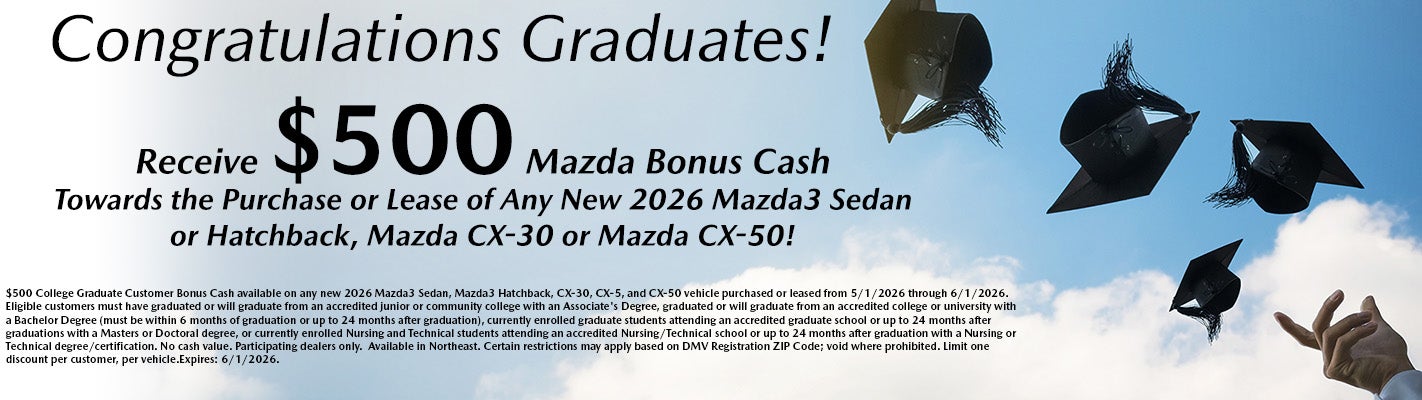 Mazda College Grad Bonus Cash