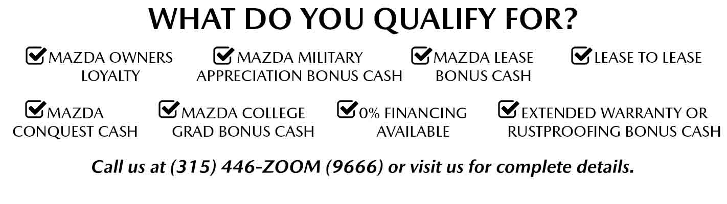 What offers do you qualify for?
